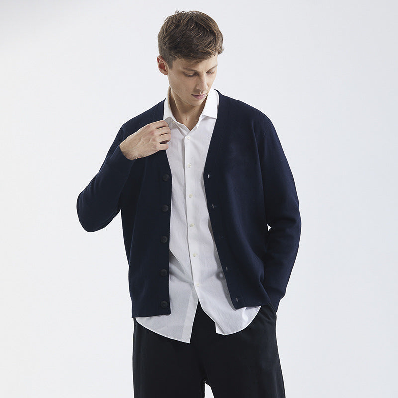 Cassius - Refined Ribbed Cardigan